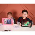 thumbnail image 2 of Marvin'S Magic - Glow Art Unique Craft Kit - Light Up Kids Art Set - Includes Neon Effect Drawing Board With A Built-In Stand And 4 Fluorescent Magic Pens - Pink, 2 of 5