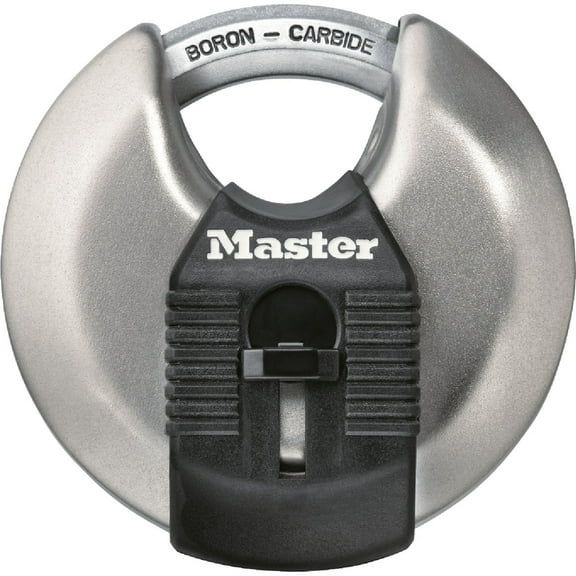 1PC Master Lock Magnum Stainless Steel Discus Keyed Padlock