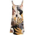 thumbnail image 4 of Ladies' Summer Dress Beach Sleeveless Leopard Print T-shirt Vest Sun Skirt, 4 of 8