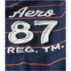 thumbnail image 2 of Aeropostale - Camiseta con adornos de rayas 87 para hombre, azul, extragrande Aeropostale Camiseta adornada, 2 of 2