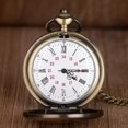 thumbnail image 3 of Men Quartz Pocket Watch Classic Vintage Pendant Watch To My Son" Watch Gift For Father Mother Son Necklace Watch, 3 of 5
