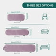 thumbnail image 5 of CHARRYARN Cuddle Pillow  Bolster Pillow Corduroy Cylindrical Bed Pillow - Multifunctional Long Pillow- uitable for yoga,Lumbar and Neck Support Roll Pillow-Purple（6"x24"), 5 of 6