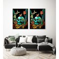thumbnail image 6 of 5D DIY Halloween Skulls Diamond Art Kits Gem Art For Home Wall Decor 12 X 16 Inch, 6 of 6