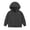 Dark Gray, variant on Timegard Fall Clothes for Boy Girl Unisex Kids Zip up Hoodies Long Sleeve Sweatshirts Solid Color Casual Outwear Pockets