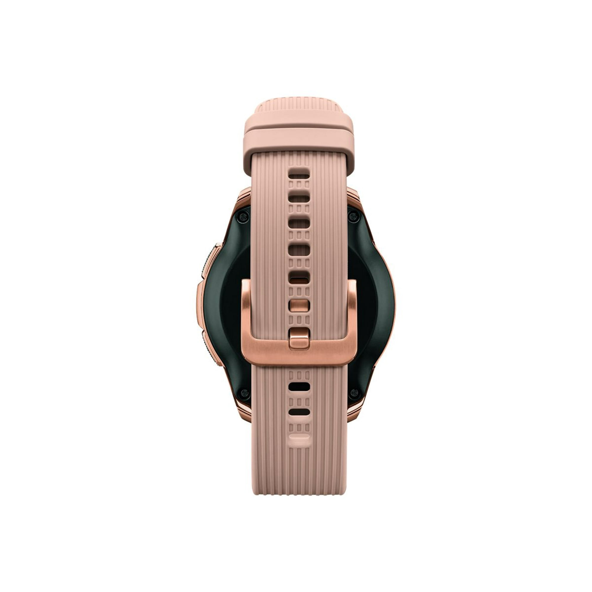 Samsung Galaxy Watch 42 mm rose gold smart watch with band silicone display 1.2 4 GB Wi Fi NFC Bluetooth 1.73 oz Walmart