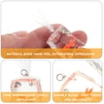 thumbnail image 2 of Miangastore Bijoux Trouvailles Breloques en Forme de Poisson en Résine Rouge 10 Pcs 2x0.4x0.4In, 2 of 8
