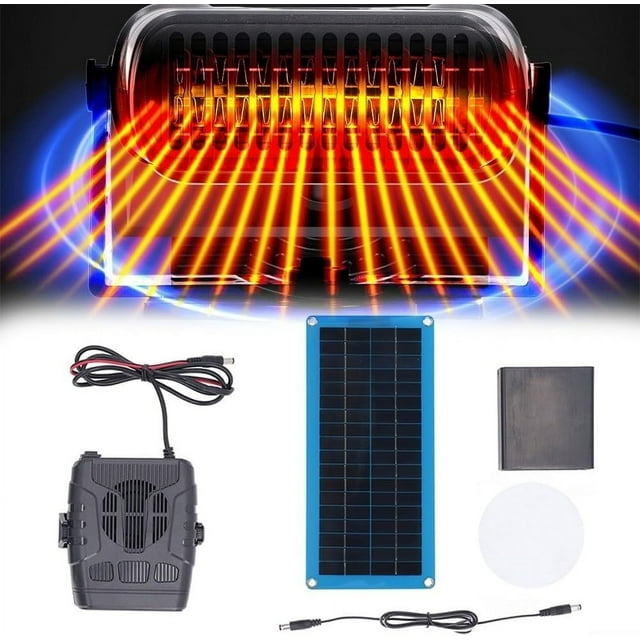 Fiudx Calentador Solar, Panel Portatile, Calórico Eficiente, Energía Solar Ecológica, Calefacción En Mascotas, Uso Exterior En Invierno, Equipamiento para Vehículos En Mascotas, Diseño Ligero
