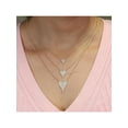 thumbnail image 5 of Rachel Koen Pave Diamond Heart Pendant Necklace 14K Yellow Gold 0.21cttw, 5 of 5