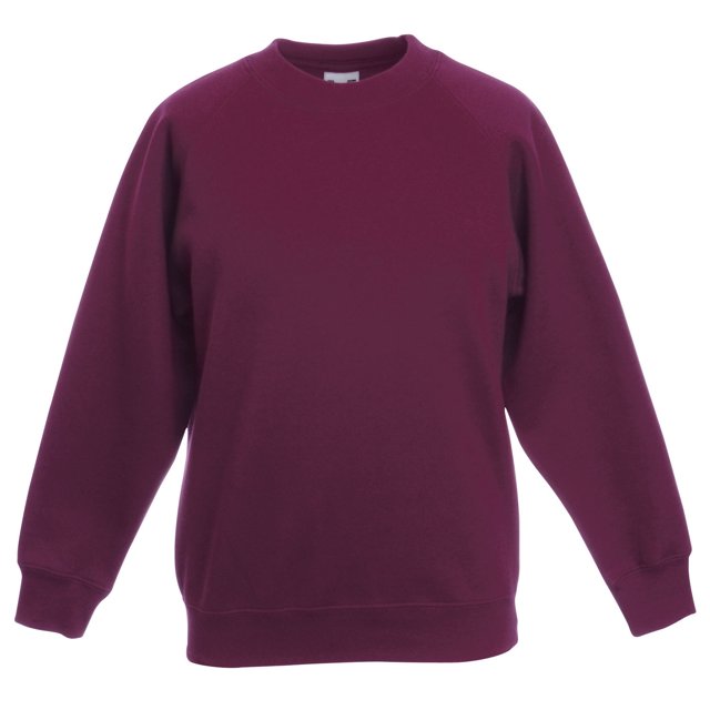 Fruit Of The Loom Chandail en Molleton à Manches Raglan pour Enfants (Lot de 2)