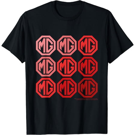 MG Car Retro Badge Logo Gradient Father's Day T-Shirt