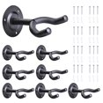 thumbnail image 1 of Yescom 8Pcs Guitar Wall Mount Hanger Holder Hook Rack Stand Home Studio Display for Guitar Bass with Screws, 1 of 8