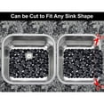 thumbnail image 5 of Colourtree Black Pebble Sink Mats for Stainless Steel Sink, PVC Sink Saddle Protectors Kitchen(2 Pcs), 5 of 6