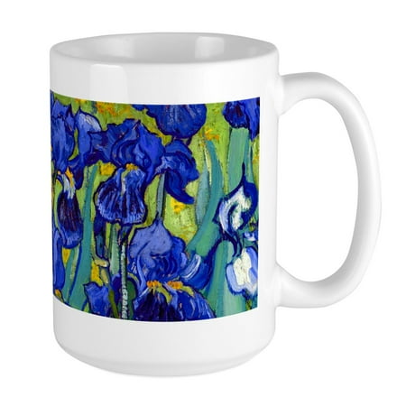 

CafePress - Van Gogh Irises 1889 Large Mug - 15 oz Ceramic Large Mug