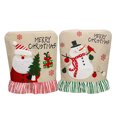 thumbnail image 3 of Lindo Bordado Anciano Muñeco De Nieve Silla Cubierta Lino Taburete Cubierta Inevent HA044566-01, 3 of 6
