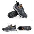 thumbnail image 7 of NOKIO Men's Sneakers La𝖼e Up Running Shoes Non-S𝗅ip Durab𝗅e Athlet𝗂c Shoes Wide Width Casual Sport Shoes Outdoor Cushioning Walking Shoes for Back to College, Summer and Autumn, 7 of 7