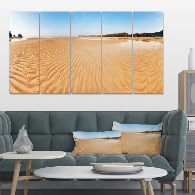 Panorama de Plage Tropical Exotique - Uvre d'Art Moderne sur Toile