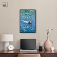 thumbnail image 2 of Lily Lagoon III Canvas Modern Classic Art by Art Remedy, Black Frame, 16 x 24, 2 of 7