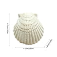 thumbnail image 3 of 10 Piece Mini Resin Seashells, DIY Seashell Decor for Beach Crafts Aquarium Layout Indoor Outdoor, Gift& Coastal Decor, 3 of 6