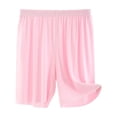 thumbnail image 1 of Zpanxa Kids Pants Modal Cotton Polyester Blend Solid Color Elastic Waistband Loose Comfortable Five Quarter Pants 2 Years, 1 of 3