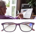 thumbnail image 4 of Gafas De Lectura De Alta Definición Alivio De La Fatiga Visual Gafas De Lectura Multifocales Anti Blue Rays Gafas Presbiópicas + 200 Púrpura, 4 of 8