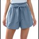 thumbnail image 1 of Pantalones Cortos Casuales de Verano para Mujer con Lazo y Cintura Anudada y Bolsillos. Azul Gris M, 1 of 7