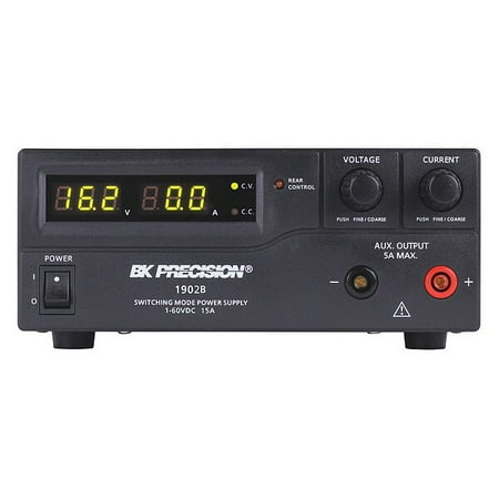 B&k Precision DC Power Supply,0 to 15A,1 to 60V 1902B