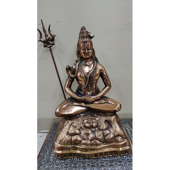 Lord Shiva Statue, Shiva Murti, Mahadev Sculpture, Hindu God Statues, Large Shiva Figurine Indian Decor Wall Art Hindu Gift - AtoZ India Cart