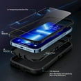 thumbnail image 3 of Compatible for iPhone 13 Pro Max Case/iPhone 12 Pro Max Case, HeavyDuty 3-Layer Rugged Military Grade Full Body Drop Protection Shockproof Case 6.7 inches-Black, 3 of 7
