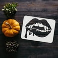 thumbnail image 3 of Plantillas de labios sangrantes de vampiro, plantillas grandes de dibujo y pintura de 11,7 x 8,3 pulgadas, reutilizables, de Mylar., 3 of 7