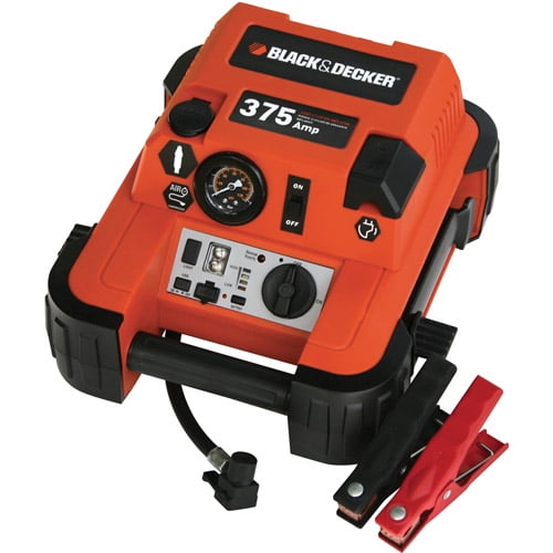 Black & Decker 375Instant/750Peak Amp Jump Starter with Compressor