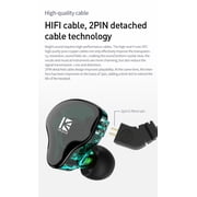KBEAR Customized Balanced Armature KS2 1DD+1BA In-ear Earphones High-purity OFC cable Detachable cable design for worry-free upgrade Sports Game Music Headphone Headset iem