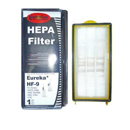 Heavy Duty Bagless Upright Vacuum - (1) 60285 Eureka HF9 Hepa Pleated Vacuum Filter, Bagless Cyclonic, Heavy Duty Upright, Self Propelled, Cleaner & Cycloni