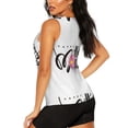 thumbnail image 3 of Xecao Happy Mother's Day (3) print women's scoop neck, loose-fit workout tank tops for the gym., 3 of 9