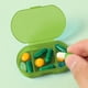 thumbnail image 4 of Organizador portátil de vitaminas con 3 compartimentos | Pastillero para mañana, mediodía y noche | Pastillero compacto de viaje | Almacenamiento de plástico transparente para vitaminas y suplementos, 4 of 6