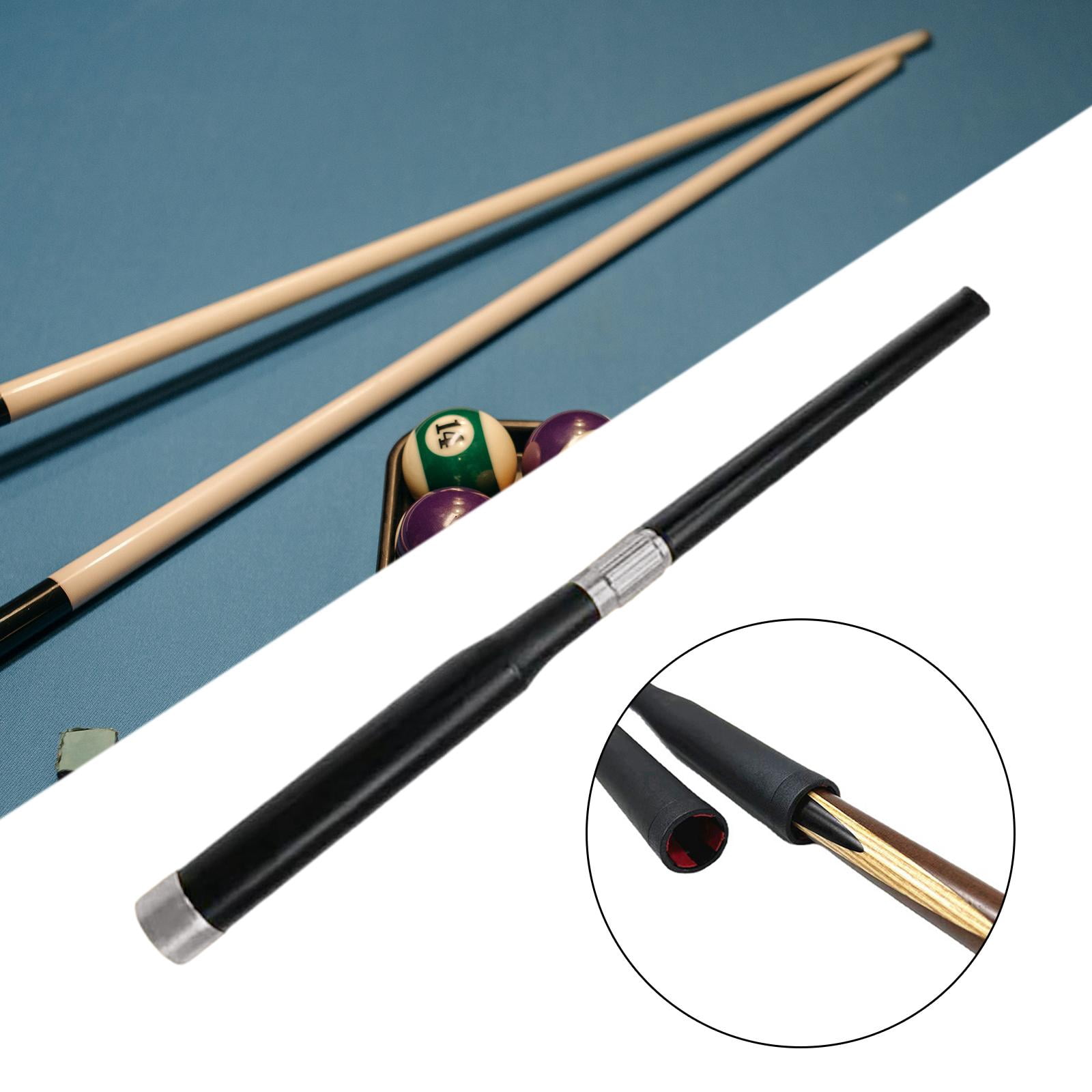 DimyFew Billiard Cue Extension Billiard Cue Extension Telescopic Cue Extension Aluminum Silver