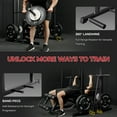 thumbnail image 5 of Mikolo Power Rack Cage with LAT Pulldown, 1200 lbs Capacity, Multifunctional, Black Bench, 5 of 15