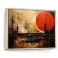 thumbnail image 2 of Designart "Dynastic Echoes China Art painting I" Chinese Floater Framed Canvas Wall Art, 2 of 7