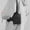 Black, variant on Mini Crossbody Sling Bag Chest Bag Water Resistant Fanny Pack Running Phone Holder for Men Women Workout Travelling
