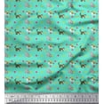 thumbnail image 1 of Soimoi Polyester Crepe Fabric Dot & Cat Animal Print Fabric by Yard 42 Inch Wide, 1 of 3
