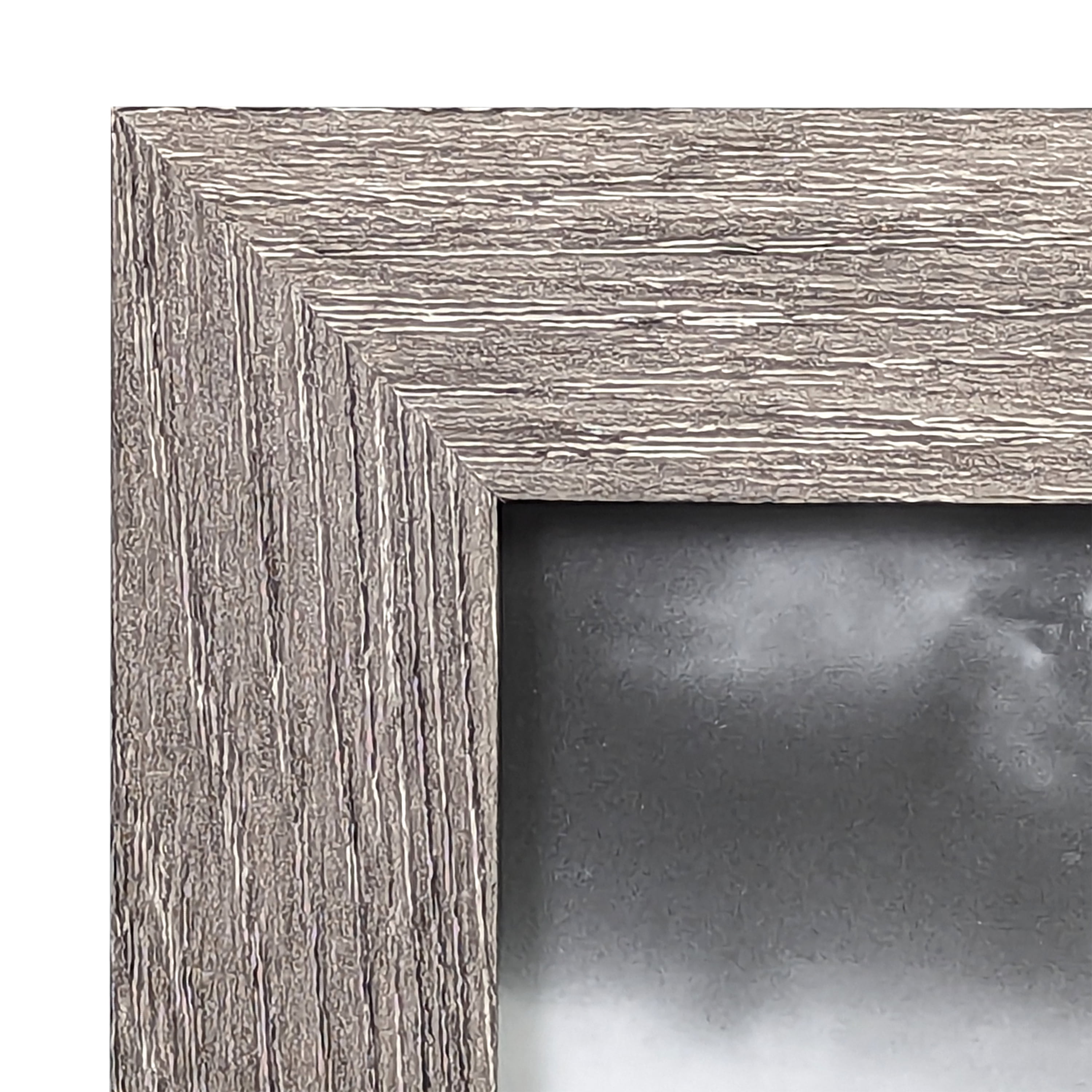 (2 pack) Mainstays 5x7 Wide Beveled Tabletop Picture Frame, Rustic Gray