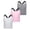 Mixed Color 3pcs-B, variant on Girls Kids Double Lined Cami Bra Soft Comfort Training Tank Camisole Everyday Wear