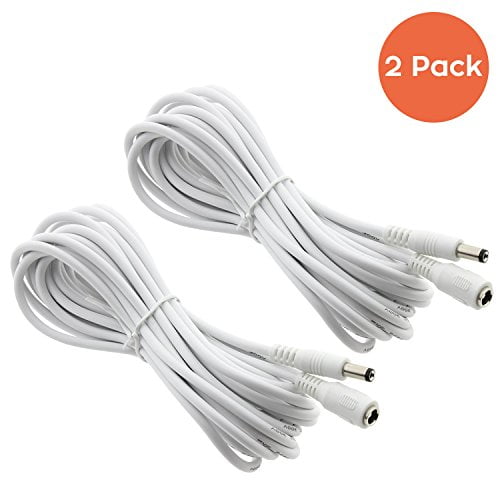 5M Power Extension Cable 15ft DC Standard Cord for CCTV Security Camera 
