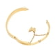 thumbnail image 4 of Pulsera con colgante de mariposa, pulsera de mariposa para mujer con borde redondo elegante clásico dorado, 4 of 10