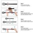 thumbnail image 4 of Back Scrubber BTideas, telescópico, antideslizante, para ducha, 4 of 7