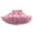 Pink, variant on Mikilon Girls Short Tutu Skirts Soft Yarn Breathable Mesh Puffy Skirt Solid Color Elastic Waist Skirts