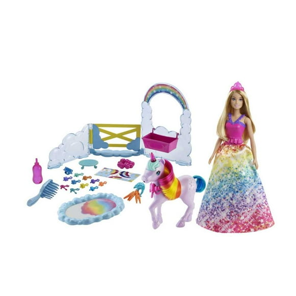 Set de Juego Mattel Barbie Muñeca con Pony Arcoíris