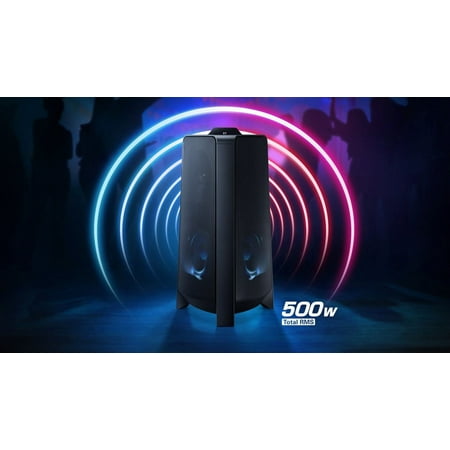 Samsung - MX-T50 Sound Tower 500W Wireless Speaker - Black