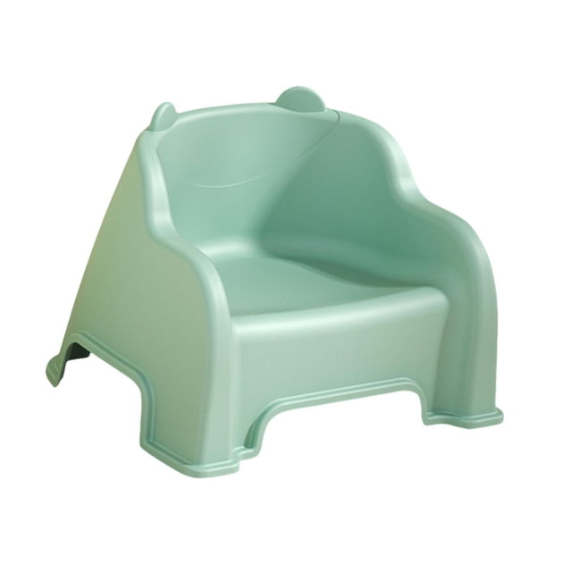 bedienty Small Stool Foot Rest Sturdy Under Desk with Footstool Back Footrest Support Green 33x25.5x23.8cm