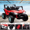 thumbnail image 4 of OTTORD 24V Ride on Child Cars 2 Seater, 4WD Electric Cars Vehicles for Adults and Kids（Red）, 4 of 7