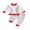 White, variant on Baby Toddler 2Pcs Spring Outfits 0 6 12 18 24 Months 2T 3T Long Sleeve Sweatshirt and Baseball Print Pants Set Toddler Clothes